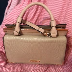 Practically new Small pink handbag.